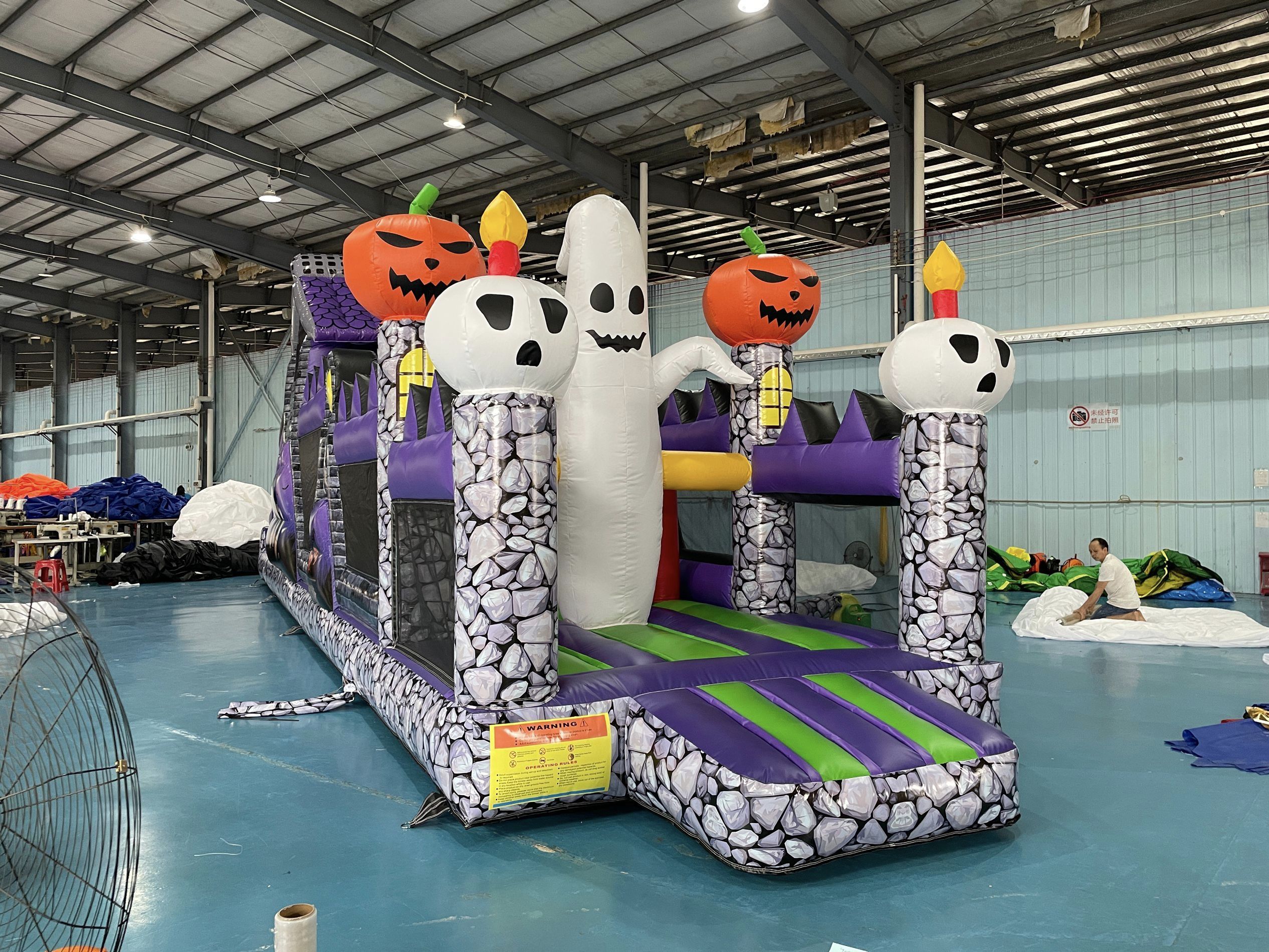 50ft 3-D Halloween themed Obstacle course rental