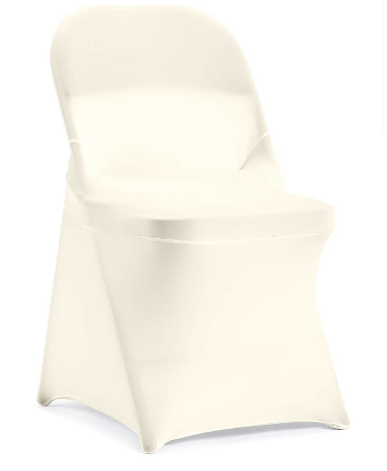 Ivory Stretch Folding Chair Covers