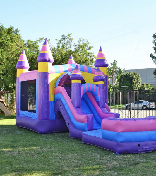 Princess Combo Bounce House With Slide 