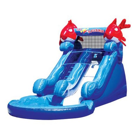 12ft Lil' Kahuna Water Slide w/ pool (AGES 3 - 7)