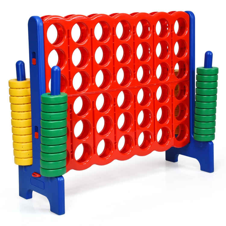 Jumbo Connect 4 Giant Game Set with 42 Jumbo Rings