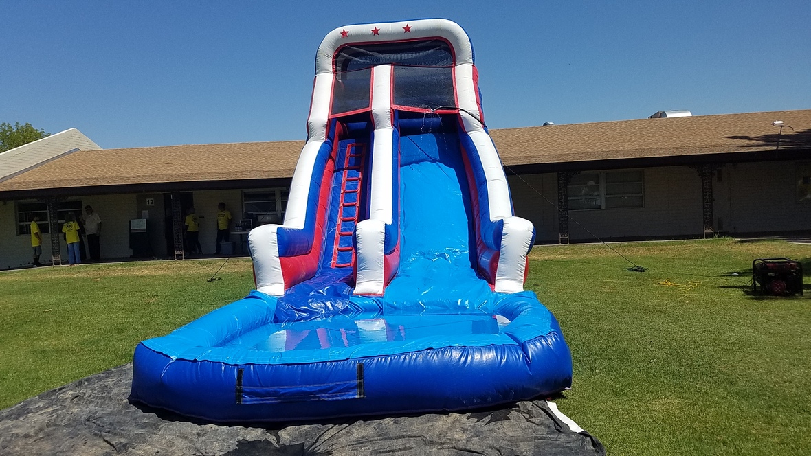 20ft Patriot water slide rental