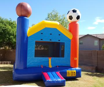 15x15 sports theme bounce house