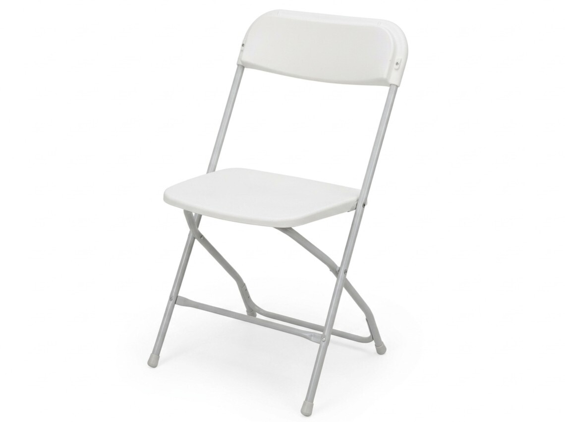 White Folding Chairs in Riverside