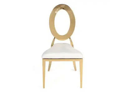 O BACK CHAIR - GOLD