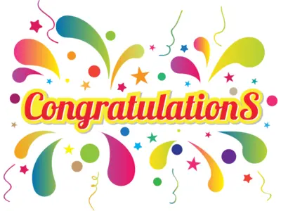 Congratulations banner in San Antonio
