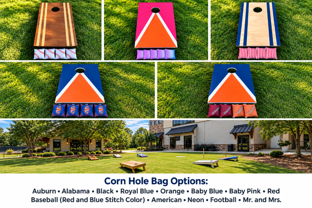 Wooden Corn Hole in Valley