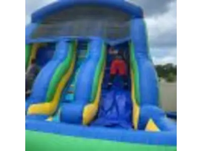 20' Double Lane, Rock Climb & Pool Waterslide #702W in Windermere