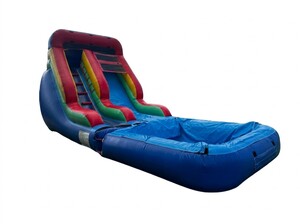 13’ Multicolor Inflatable Waterslide 