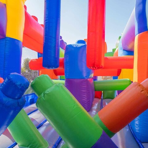 20' Block Party Obstacle Course in Nashville