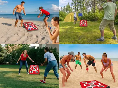 Cornhole Game in Silverhill