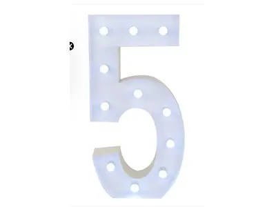 #5 Marquee Number