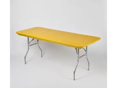 Gold Elastic Table Cover