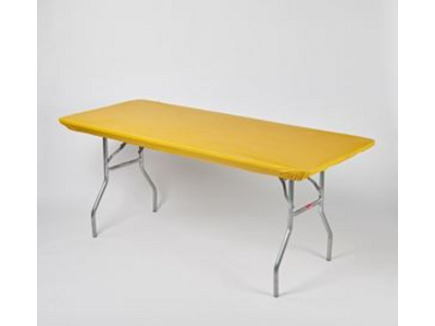 Gold Elastic Table Cover