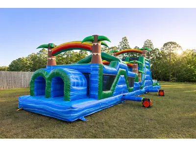 Blue Rush Obstacle Course, 58ft L (wet/dry) in Ocean Isle Beach