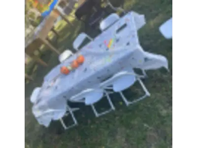 Kids’ Folding Chairs in winter garden