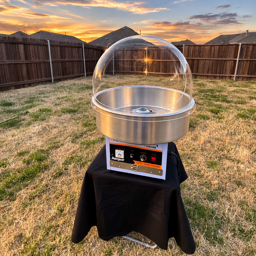 Cotton candy machine - 2 flavors up to 40 servings