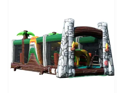 Tiki obstacle course in Madison Heights
