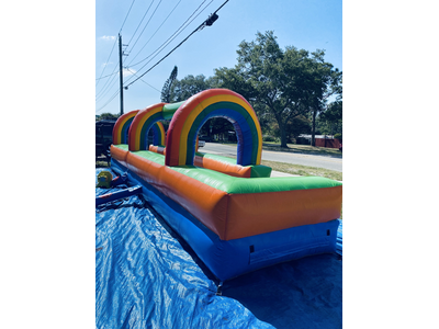 Rainbow Inflatable Slip n Slide