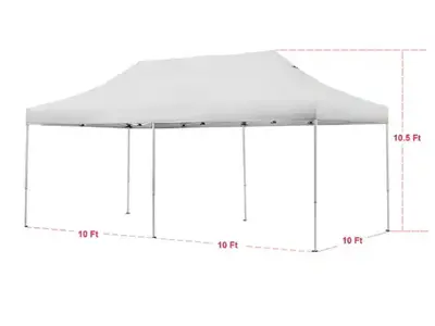 Pop Up Tents 10'x20' in Hazelton