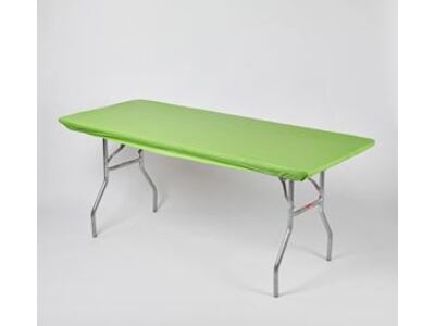 Lime Green Elastic Table Cover