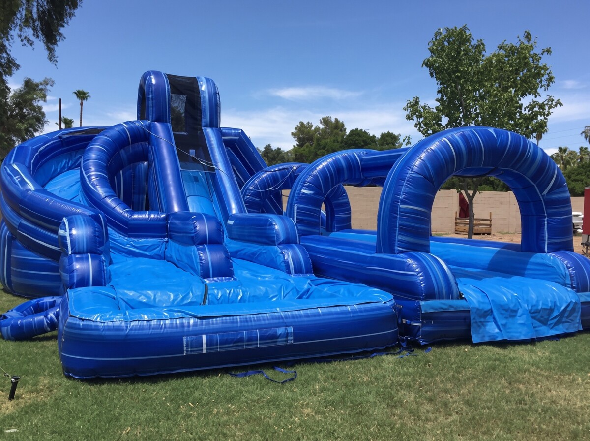 17ft Helix 3-Slide Combo in Buckeye