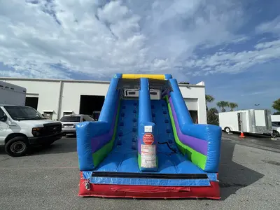18' Rock Climbing & Double Lane Obstacle Course Dry #334D in Winter Park