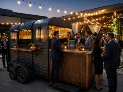 Speakeasy Horse Trailer Mobile Bar in Geenacres