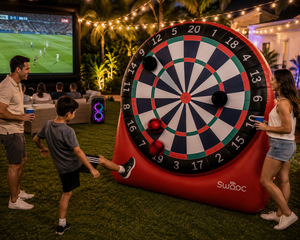 Inflatable Soccer Darts Yard Game