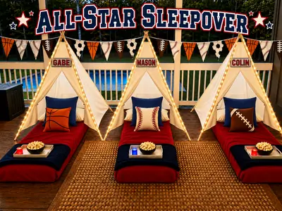 The Glamping Sleepover (Party of 6)