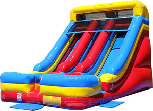 18ft Double Lane Dry Slide
