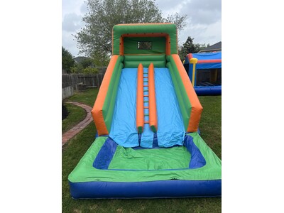 DOUBLE WATER SLIDE