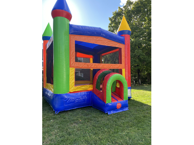 Rainbow castle with tunnel