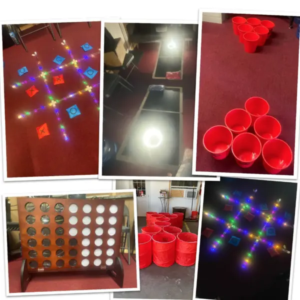 Yard Games (rented with inflatables)