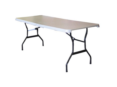 6ft Rectangular White Table