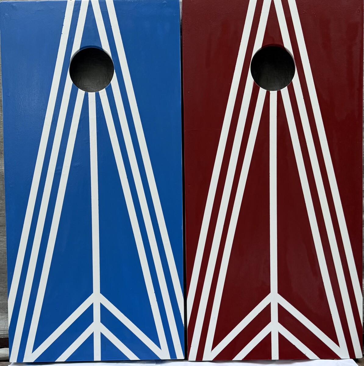 Cornhole Toss in Orange