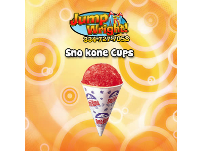 Sno Kone Cups