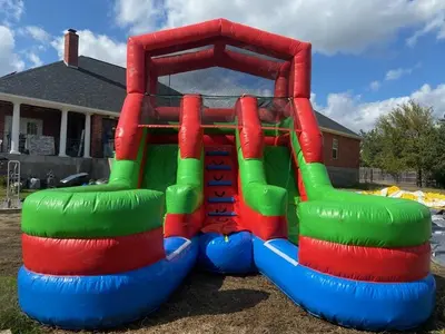 #305 Green Red Blue Slip n Slide in San Antonio
