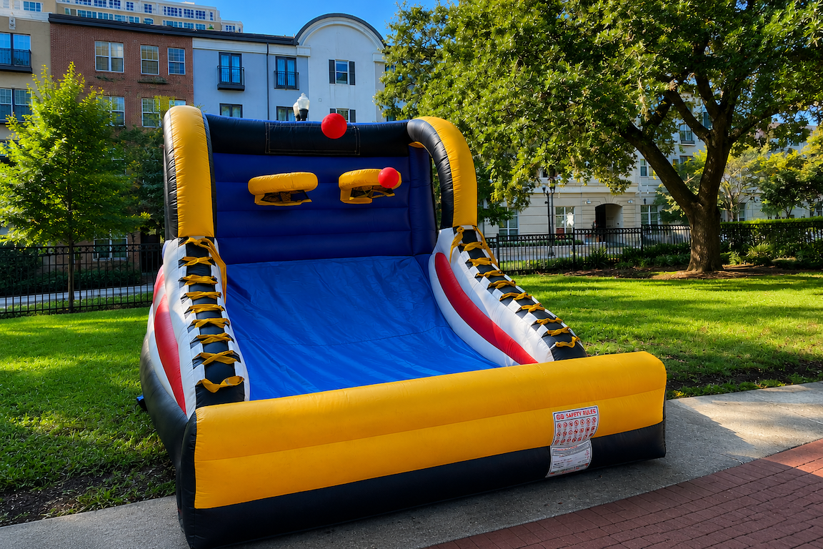 Inflatable Basketball Challenge Game