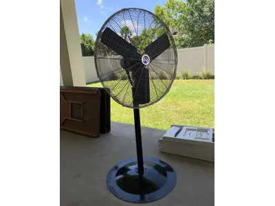 Outdoor Fan in winter garden