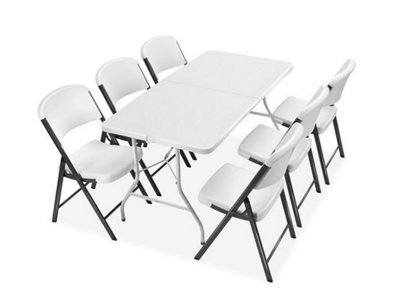 THREE TABLES & CHAIR BUNDLE SET 
