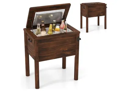 Cooler - Wood - Stained in South Palm Beach