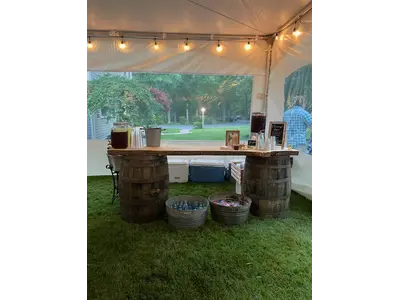 Wine Barrel Bar in Dennisville