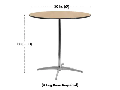 Round Tables 30" High in lake nona