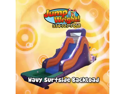 Wavy Surfside Backload Slide in Tuskegee