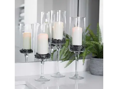 GLASS STEM HURRICANES
