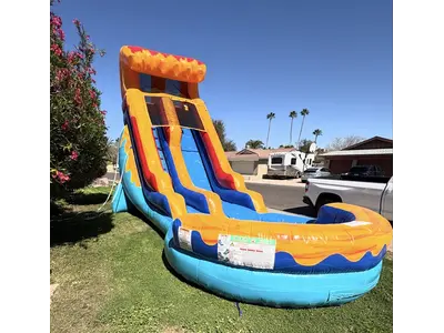 20ft red wave water slide in Phoenix