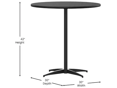 Black 30" 3pc Cocktail Table in Saint Clair Shores