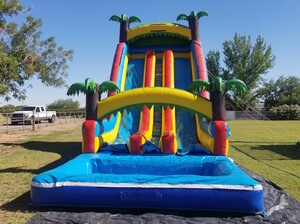 24ft Tropic Thunder Water Slide (Double Lane)