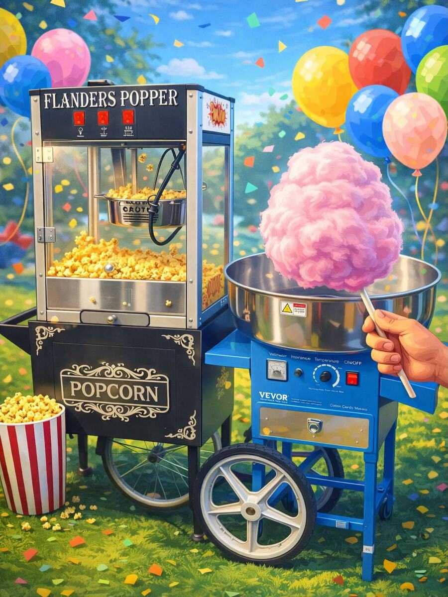 Popcorn & Cotton Candy Combo
